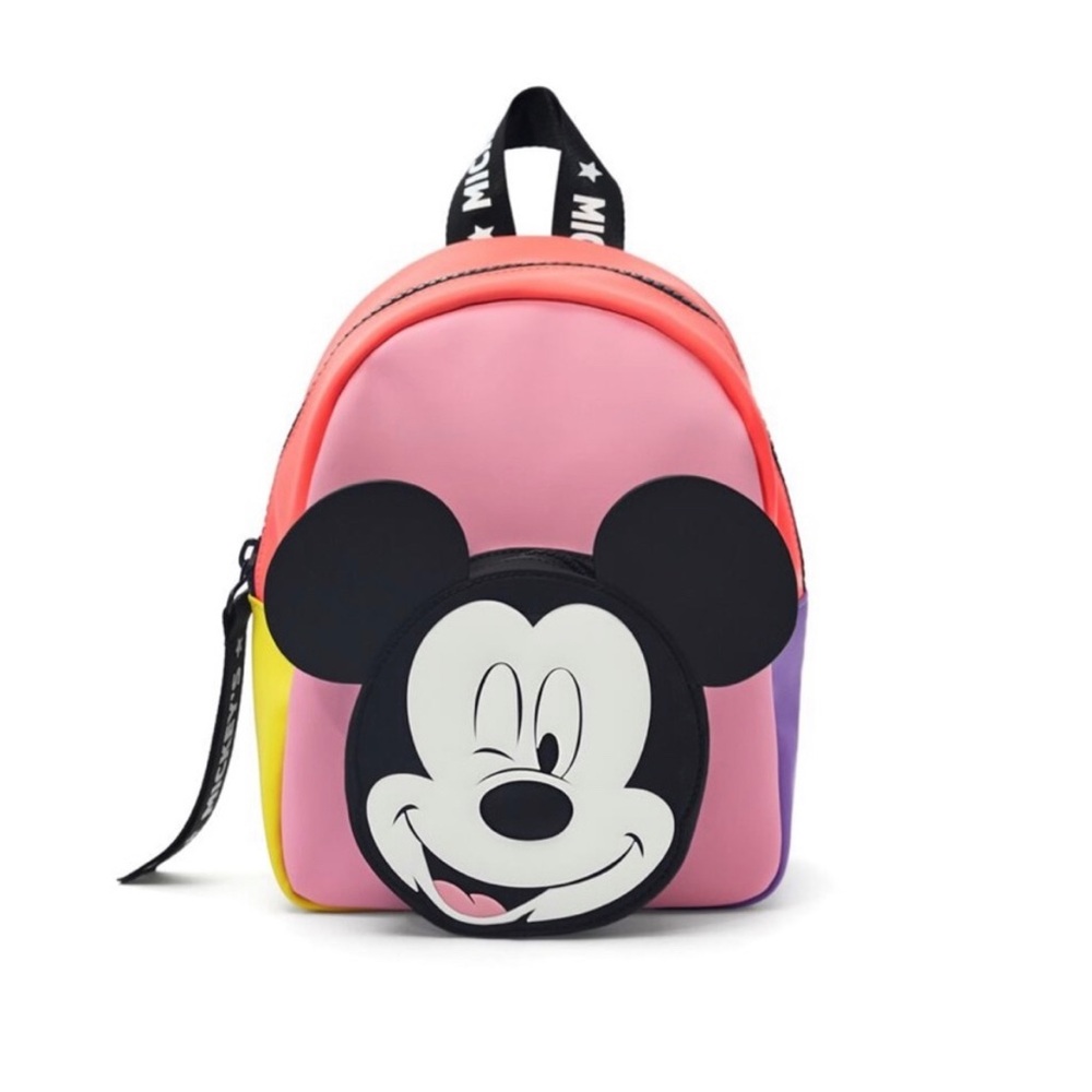 Zara Mini Mickey Mouse Disney Backpack - image 1